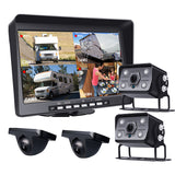 Truck wired backup camera system